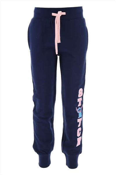 Disney Lilo & Stitch Joggingbroek - Polyester/Katoen - Donkerblauw - Maat 104 (4 jaar)