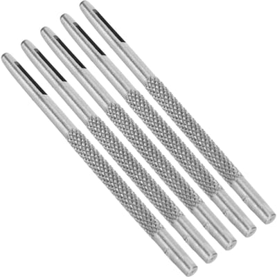 20 Pièces Perforatrice en Cuir Acier au Carbone Chromé Tailles Assorties Outil de Perforation Cuir pour Bracelet de Montre Ceinture Artisanat 2mm gray