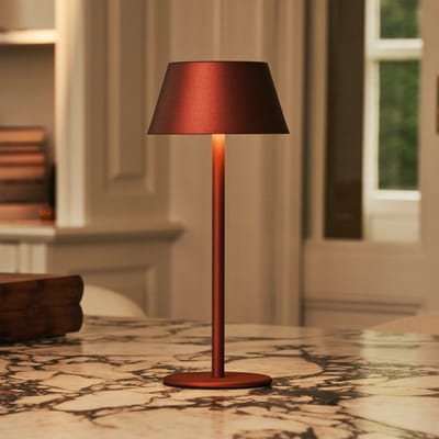 Tavellio Milou Oplaadbare Tafellamp – H30 – USB en Touch – Tot 120 branduren – Brons