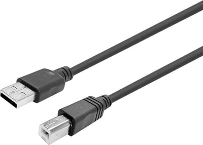 Vivolink USB 2.0 Kabel USB-A Male naar USB-B Male 5 Meter Zwart
