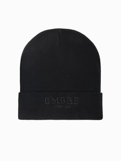 OMBRE Hoed - Effen Zwart ONE SIZE