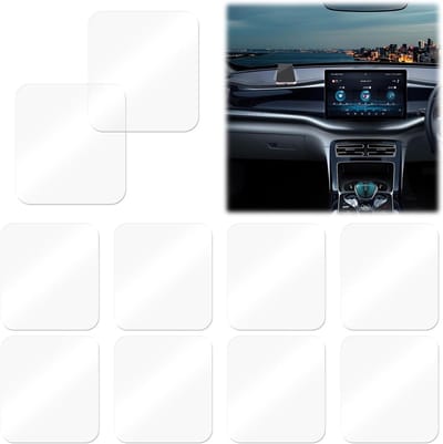 Dubbelzijdige Kleefpads - Antislip Matten - Vastzetten Spullen - Wasbaar Herbruikbaar - 10 Stuks 6x7cm - Transparant