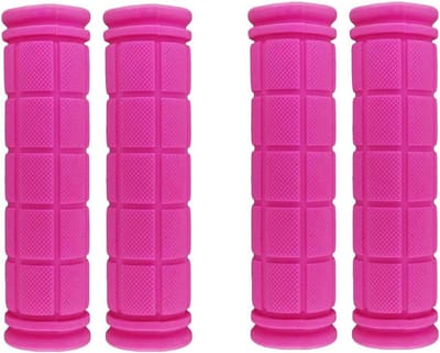Fiets Handvatten - Stuur Rubber - Comfortabel Fietsen - Zachte Grip - 2 Paar - Veelkleurig