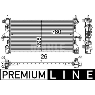 Radiator MAHLE CR 808 000P
