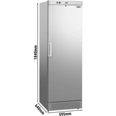 GGM Gastro Lagerkühlschrank PREMIUM - 345 Liter - mit 1 Tür Zilver