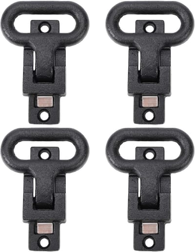 Opvouwbare Maststap - Veiligheidsstap - Instappen Voertuig - 90 Graden Vouwmechanisme - 4 Stuks - Zwart