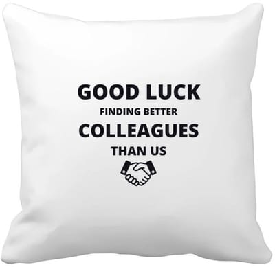 Akyol - good luck finding better colleagues than us Kussen hoes - Collega - cadeau collega - cadeau - bedankt cadeau collega - 40 bij 40 cm