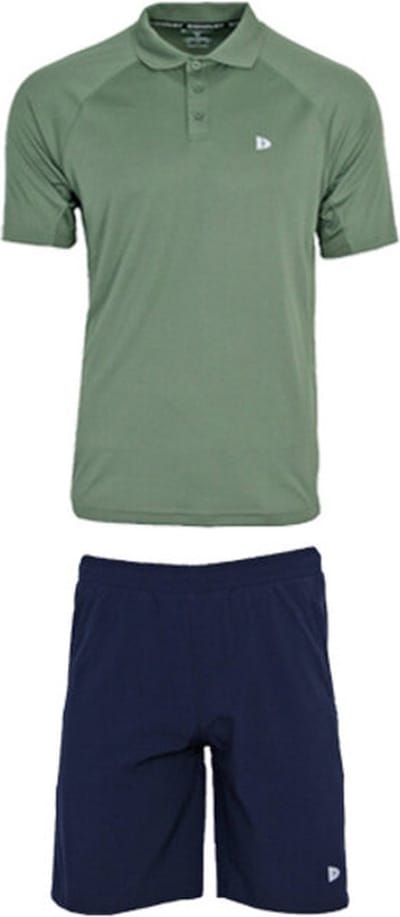 Donnay - Multi Sportset Zac - Trainingsset - Navy/Jungle green (547) - maat S