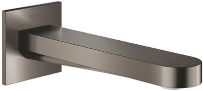 GROHE Plus Baduitloop - 1/2''x17cm -wandmontage - hard graphite geborsteld - 13404AL3