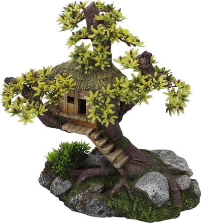 Aqua-Della Aquarium Tuinhuis Met Planten 28X15X24.5 Cm