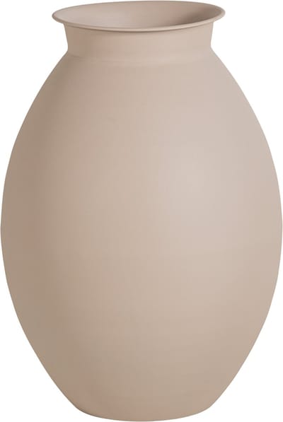 WOOOD Caro Vaas XXL - Metaal - Zand - 70x50x50