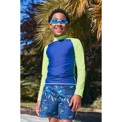Mountain Warehouse Rash Top met lange mouwen voor kinderen/Kinderen (Groen)