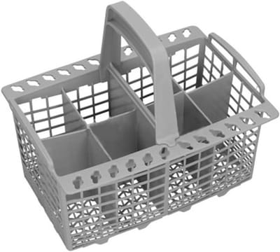 Vaatwasser Bestekmand - Beste Mand Kooi - Bestek Sorteren - 8 Vakken - 27 cm - Grijs