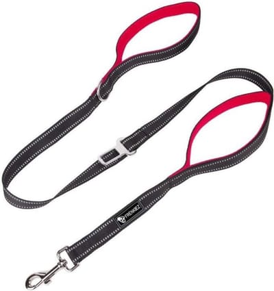 Frenkiez reflective dog leash red