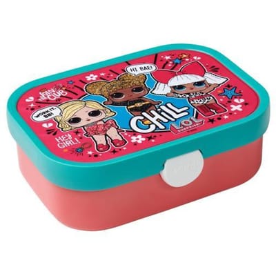 Mepal Lunchbox Campus - 750 ml - Broodtrommel met vakjes voor kinderen - Geschikt voor 4 boterhammen - L.O.L. surprise
