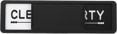 Vaatwasser Magneet - Schoon Vuil Teken - Keuken Gadget - Schuif Indicator - 7x2 Inch - Zwart Wit