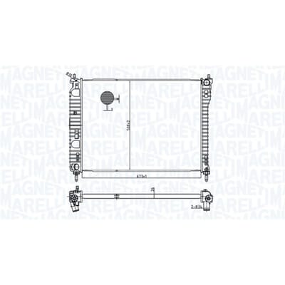 Radiator MAGNETI MARELLI 350213179800
