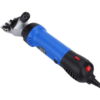 Tondeuse à moutons 690W Machine de tonte pour animaux Kit de toilettage pour bétail de ferme Tondeuse électrique robuste pour pelage épais bleu