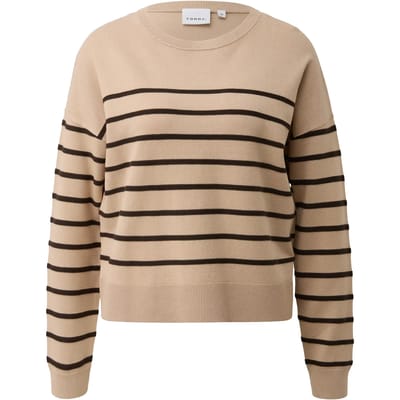 Pull gemêleerd gestreept dames COMMA