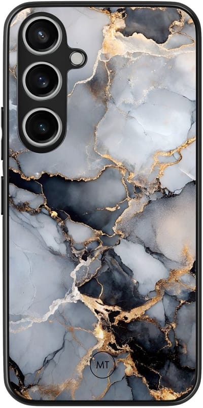 Hoesje geschikt voor Samsung Galaxy A15 - Marble mist - TPU Hard Case Backcover - Grijs - Mooie Telefoonhoesjes