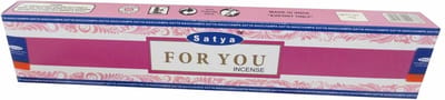 Satya Nag Champa wierook stokjes - For You - 1x pakje van 12 stuks - 15 gram
