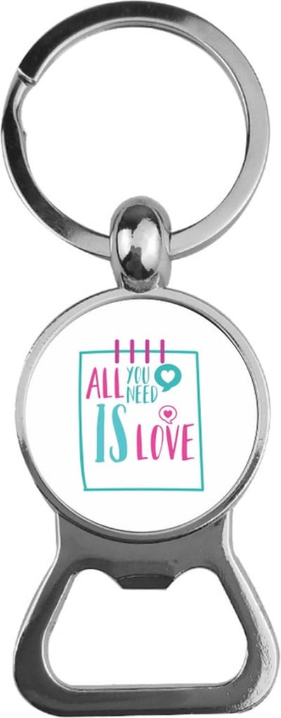 Bieropener Glas - All You Need is Love