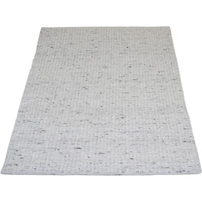 Vloerkleed Nicole Grijs 367 - 160 x 230 cm - Wollen Design Vloerkleed met Symmetrisch Geweven Patroon in Scandinavische / Hotel Chique Stijl