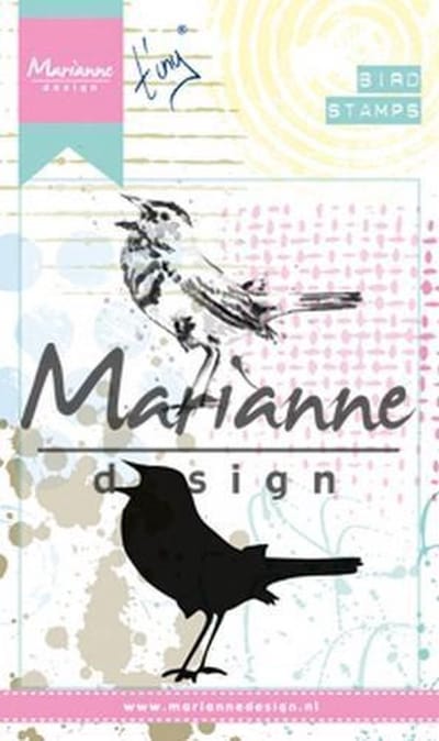 Marianne Design Cling Stempel Tinys Birds 2 MM1619
