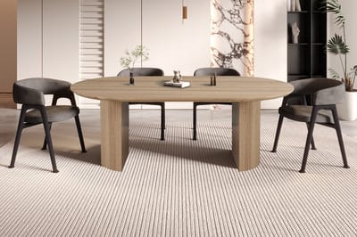 Tafel 'Lagos' 220 cm Ovaal Decor Eik Naturel