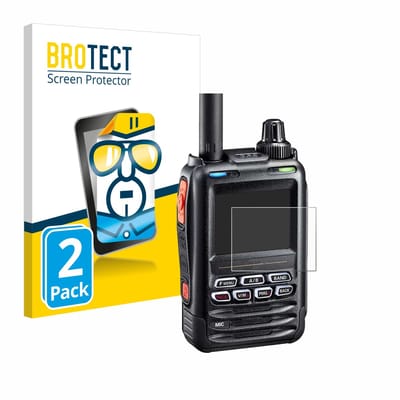 BROTECT - Screenprotector voor Yaesu FT-5DE/DR - Folie Beschermfolie transparant 2 Stuks