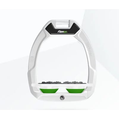 Plat Ultra Grip Veiligheidsbeugels Wit/Wit/Groen Flex-On Safe-On