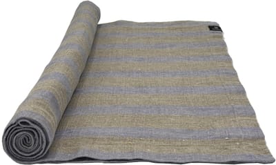Maya tafelloper stripe linblomma 40 x 140 - set van 3