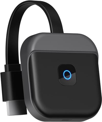 Draadloze TV Stick - Scherm Projector - Films Streamen - 5G WiFi Connectie - 4K Resolutie - Zwart