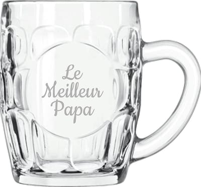 Bierpul gegraveerd - 55cl - Le Meilleur Papa