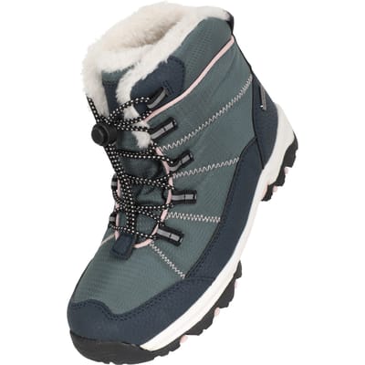Mountain Warehouse Comet Waterdichte Sneeuwlaarzen voor Kinderen/Kinderen (Groen)