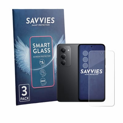 3 Stuks Savvies Screenprotector - geschikt voor Xiaomi Poco M8s (Voor+Camera) - beschermfolie glas transparant