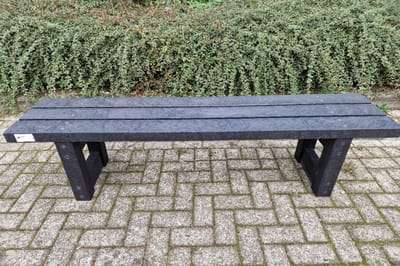 Rockwood® Zitbank Lifelong - Zwaar Kunststof (65kg) - Ural Black 1.80m