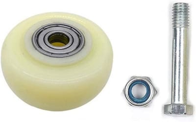 2x Nylon Zwenkwielen voor Slaapbanken en Meubels - 40 mm