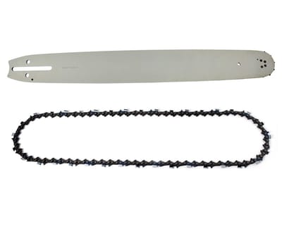 JHUBERS- Zaagketting Vervanging 20-inch - Geleidingsstang - Geschikt voor Husqvarna 61/66/266/365/288XP - 3/8" Spoed - 0,063" Gauge - Inclusief 1x Ketting en 1x Geleiderstaaf - Kettingzaag