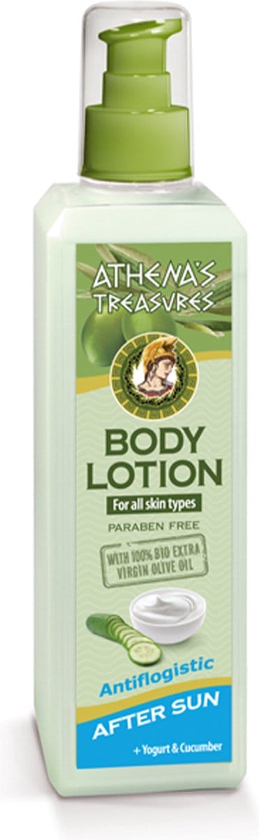 Pharmaid Athena's Treasures Body Lotion After Sun Yoghurt & Komkommer 250ml: Verzachtende en Hydraterende Bodylotion voor Na het Zonnen