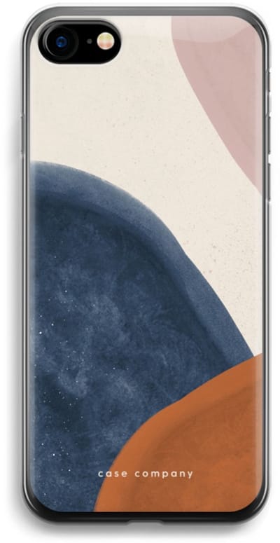 Case Company® - Hoesje geschikt voor iPhone 7 hoesje - Geo #1 - Soft Cover Telefoonhoesje - Bescherming aan alle Kanten en Schermrand