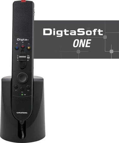 Grundig PFU2200 Digta SonicMic II Dicteermicrofoon - DigtaSoft One software - Docking station Muis/ Schakelaar