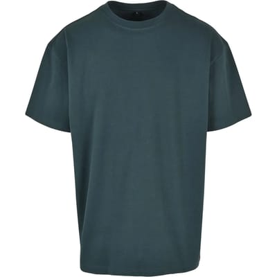 Build Your Brand - Heavy Oversized T-Shirt - Bottle Green maat S