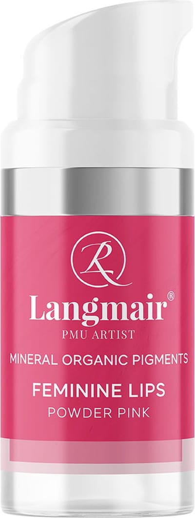 Langmair - Lippigmenten voor permanente make-up - Feminine Lips - Powder Pink