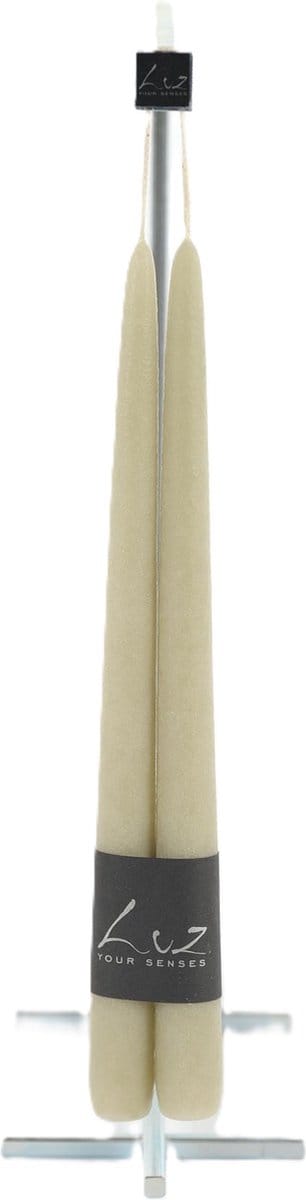 Rasteli Luz Your Senses Kaars-Tafelkaarsen Eucalyptus-Groen D 2,20 cm H 30 Voordeelaanbod van 2 x 2 kaarsen
