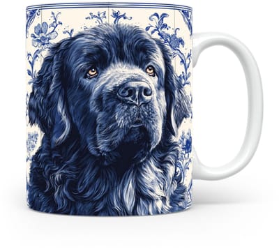 Mok Newfoundland Beker voor koffie of tas voor thee, cadeau voor dierenliefhebbers, moeder, vader, collega, vriend, vriendin, kantoor, opa, oma, hond, kerst, sinterklaas, verjaardag