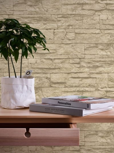 Beige Bruin Steenbehang
