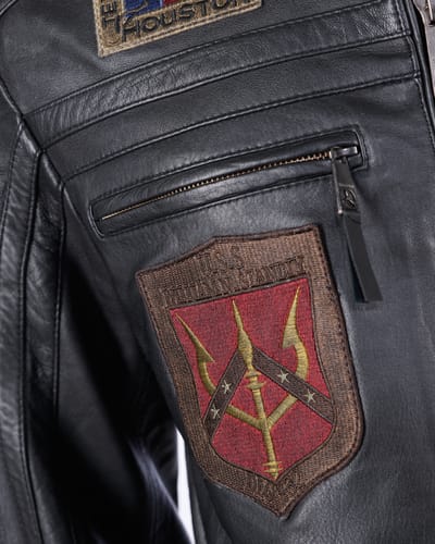 Top Gun leren jas TGJ1005