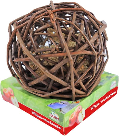 Jr Farm Wilgen Vruchtenbol - Vogelspeelgoed - 15x15x15 cm 135 g