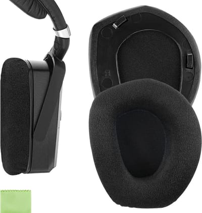Vervangende oorkussens Velours - RS165 RS175 - Sennheiser Headset - Comfort Oorschelpen - Hoofdtelefoon Reparatie